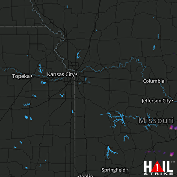 Hail Map Dixon, MO 03-24-2019