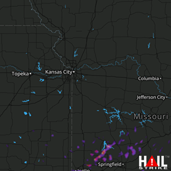Hail Map Joplin, MO 05-21-2019
