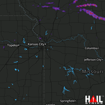 Hail Map Platte City, MO 05-26-2019
