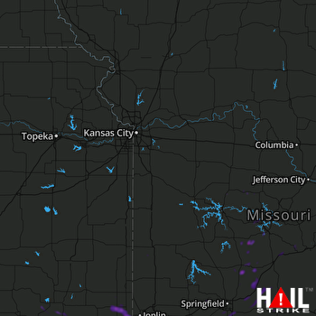 Hail Map Buffalo, MO 08-27-2019