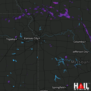 Hail Map Trenton, MO 08-30-2019