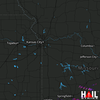 Hail Map Nixa, MO 10-06-2019