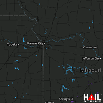 Hail Map Republic, MO 01-11-2020