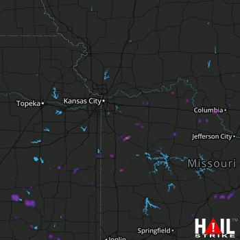 Hail Map Higginsville, MO 04-28-2020