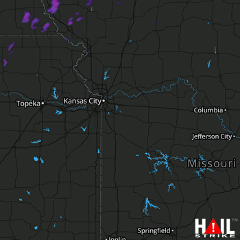 Hail Map Tarkio, MO 06-10-2020