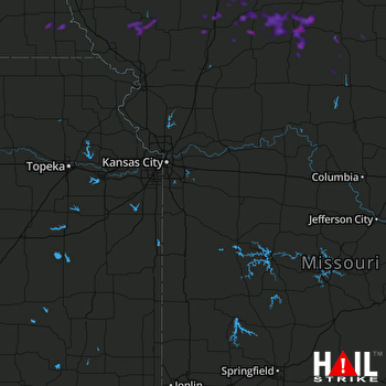 Hail Map Leon, IA 06-22-2020