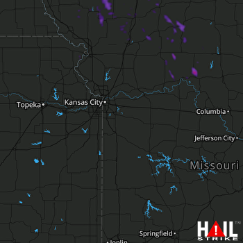 Hail Map Keytesville, MO 06-17-2021