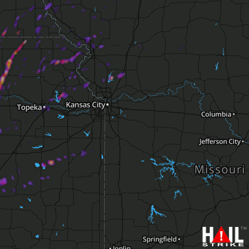 Hail Map Holt, MO 05-03-2018