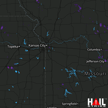 Hail Map Jefferson City, MO 06-02-2018