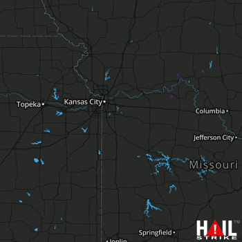 Hail Map Malta Bend, MO 06-07-2018