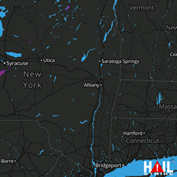 Hail Map Hannibal, NY 10-16-2021
