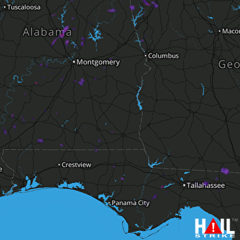Hail Map Chipley, FL 05-23-2020