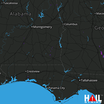 Hail Map Ray City, GA 05-21-2017