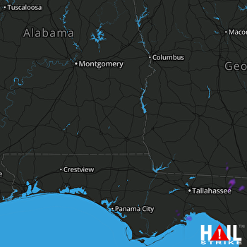Hail Map Madison, FL 06-20-2018