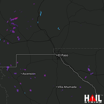 Hail Map Silver City, NM 09-01-2018