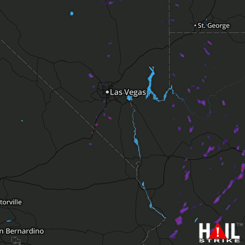 Hail Map Bagdad, AZ 07-17-2017
