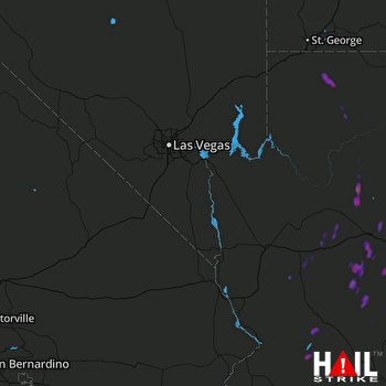 Hail Map LAS VEGAS 07-19-2017