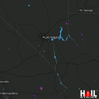 Hail Map Jean, NV 09-07-2017