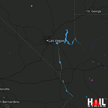 Hail Map LAS VEGAS 09-11-2017