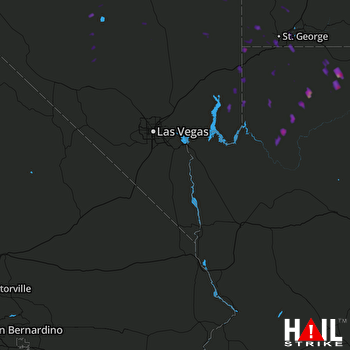 Hail Map LAS VEGAS 09-14-2017