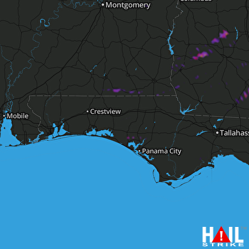 Hail Map Hartford, AL 03-19-2018