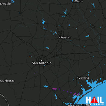 Hail Map SAN ANTONIO 11-28-2020