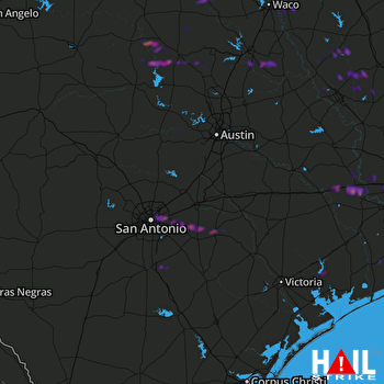 Hail Map Converse, TX 04-04-2018