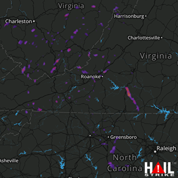 Hail Map Princeton, WV 05-20-2017