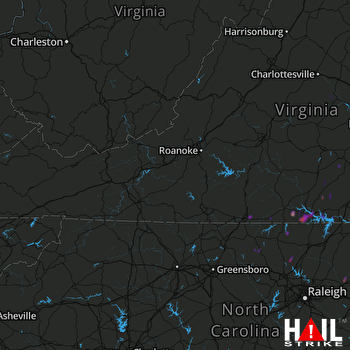 Hail Map Spring Hope, NC 05-25-2017