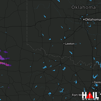 Hail Map Cedar Hill, TX 09-20-2019