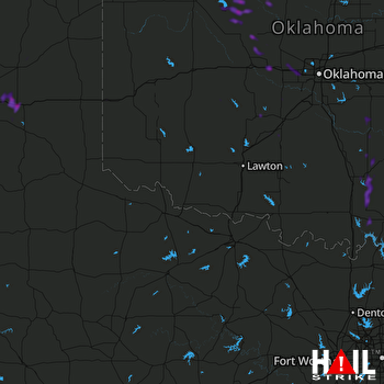 Hail Map Fairview, OK 07-12-2020