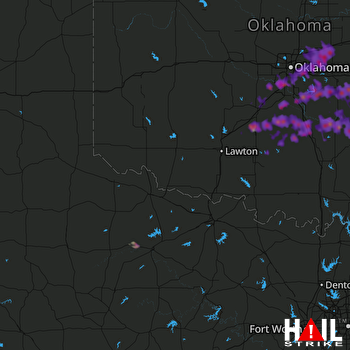 Hail Map Norman, OK 04-26-2017