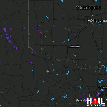 Hail Map Keller, TX 06-24-2017