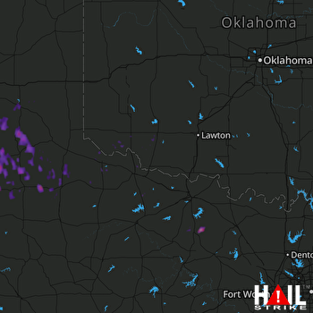 Hail Map Silverton, TX 08-15-2017