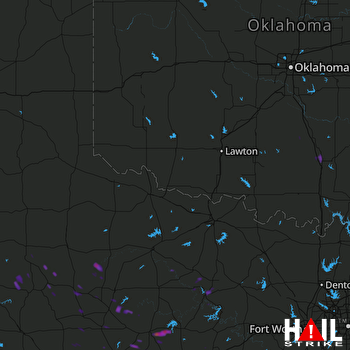 Hail Map Ranger, TX 09-02-2017
