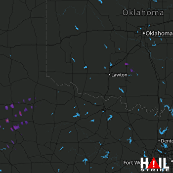 Hail Map Crosbyton, TX 09-19-2017