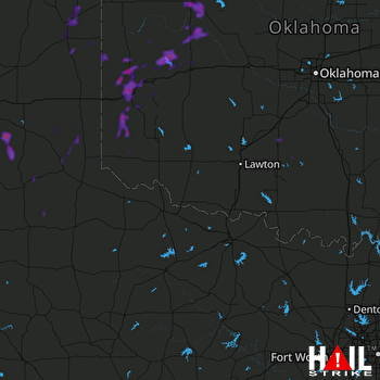 Hail Map Sayre, OK 06-13-2018