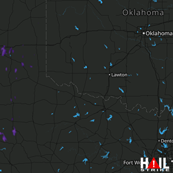 Hail Map Spur, TX 06-30-2018