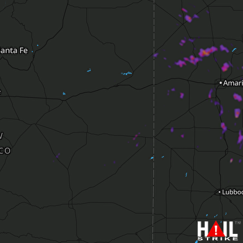 Hail Map Cedar Hill, TX 09-19-2019