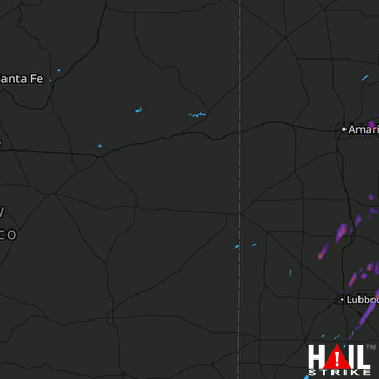 Hail Map Cedar Hill, TX 04-29-2017
