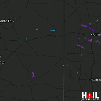 Hail Map Cedar Hill, TX 06-24-2017