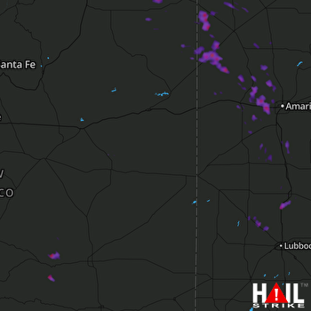 Hail Map Hale Center, TX 07-02-2017