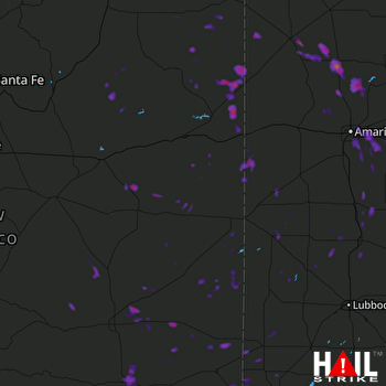 Hail Map Artesia, NM 07-05-2017