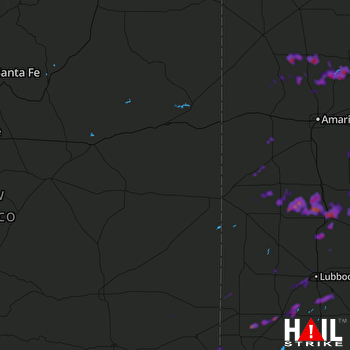 Hail Map Plainview, TX 05-17-2018