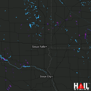 Hail Map Butterfield, MN 05-18-2019