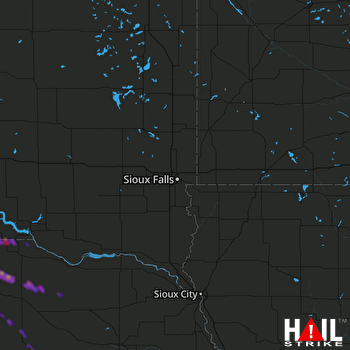 Hail Map SIOUX FALLS 06-03-2020