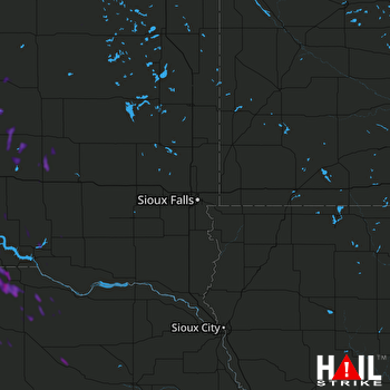 Hail Map Spencer, NE 07-03-2020