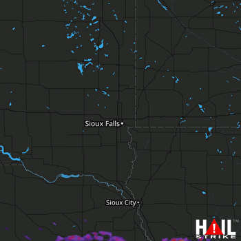 Hail Map Norfolk, NE 07-11-2017