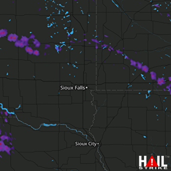 Hail Map Windom, MN 07-19-2017