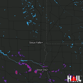 Hail Map Cherokee, IA 06-10-2018